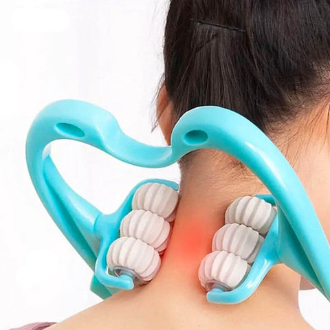 Massageador Manual Profissional com Ponto de Pressão Triplo Para Relaxamento Profundo