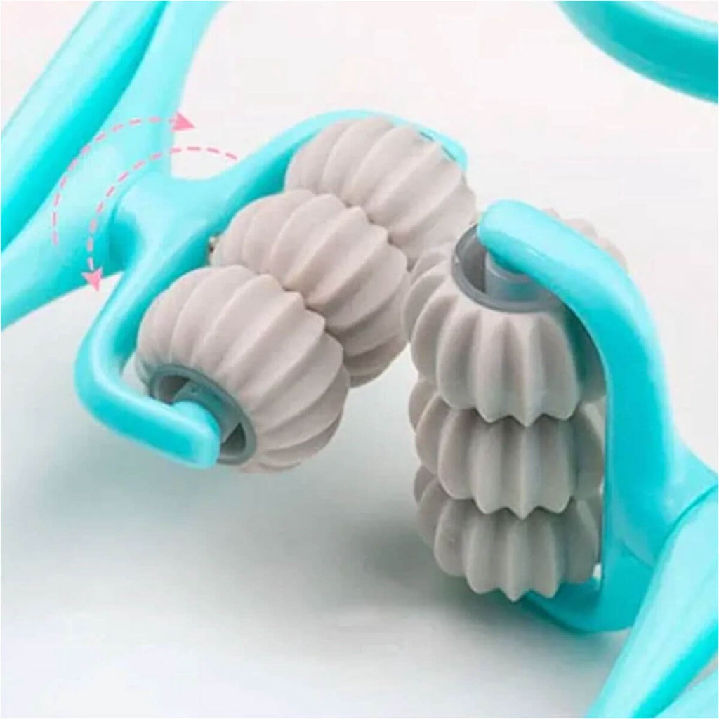 Massageador Manual Profissional com Ponto de Pressão Triplo Para Relaxamento Profundo