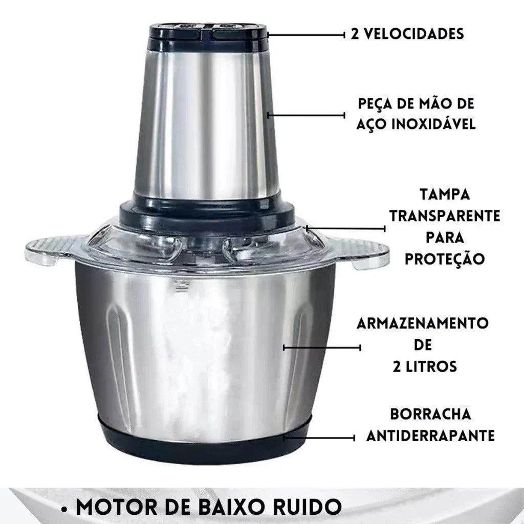 Processador Triturador Elétrico 2L - Pica Tudo