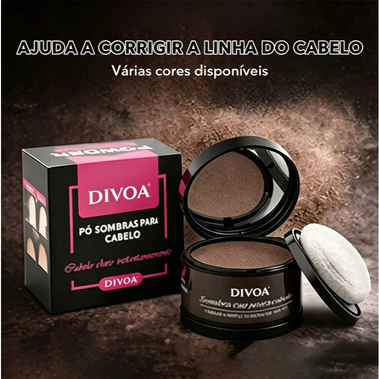Po Para Retoque De Cabelo Calvície Disfarce Capilar Barba Esconder Cabelo Branco Queda Cobertura