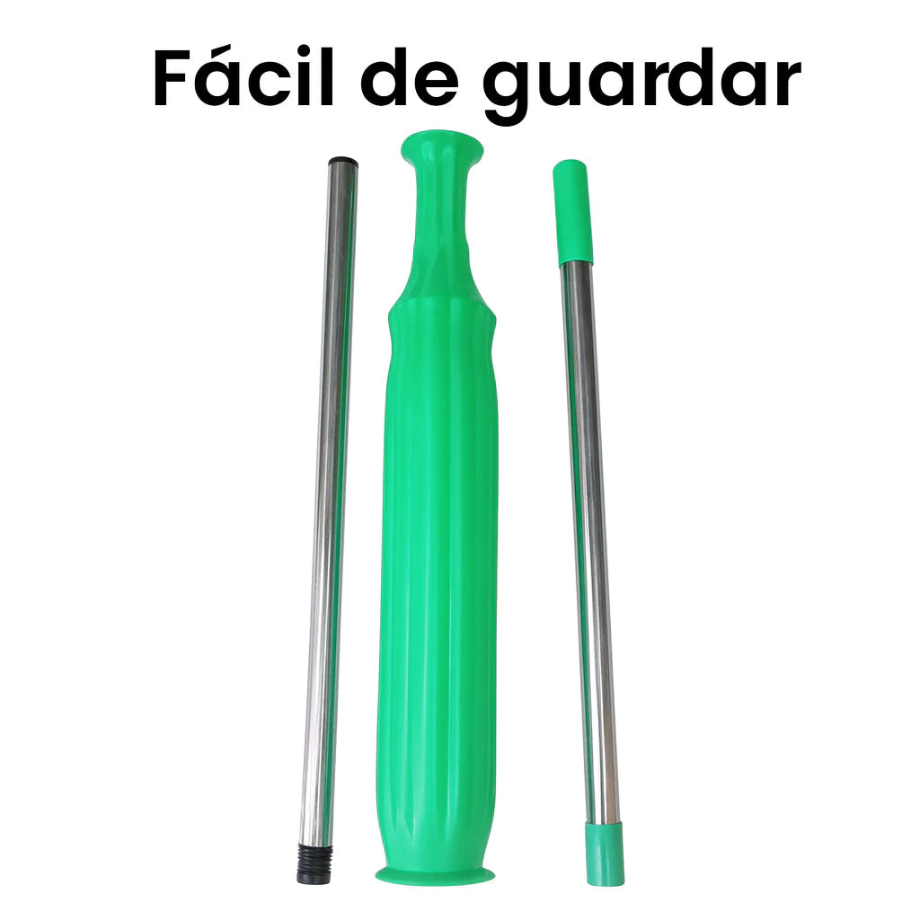 MOP Esfregão 2 em 1 com AUTOSECAGEM Giratório Limpeza Completa