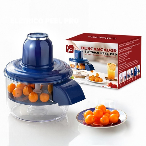 PELL PRO Descascador Elétrico — Uvas, Tomates e Alho prontos em segundos sem bagunça