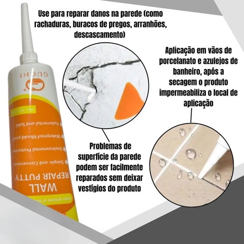 Reparador De Parede Branca Multifuncional - WALLREPAIR