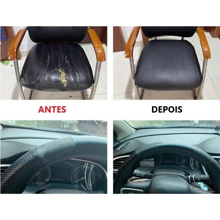 Super Reparador de Couro Adesivo FixChoir 10 Metros - Móveis Sofás Assentos de Carro Cadeiras Vinil
