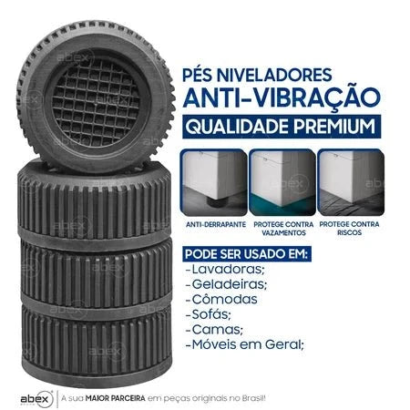 WashFix – Suporte Regulador Anti Vibração para Máquina de Lavar