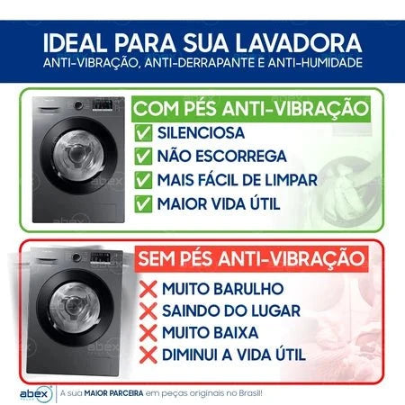 WashFix – Suporte Regulador Anti Vibração para Máquina de Lavar