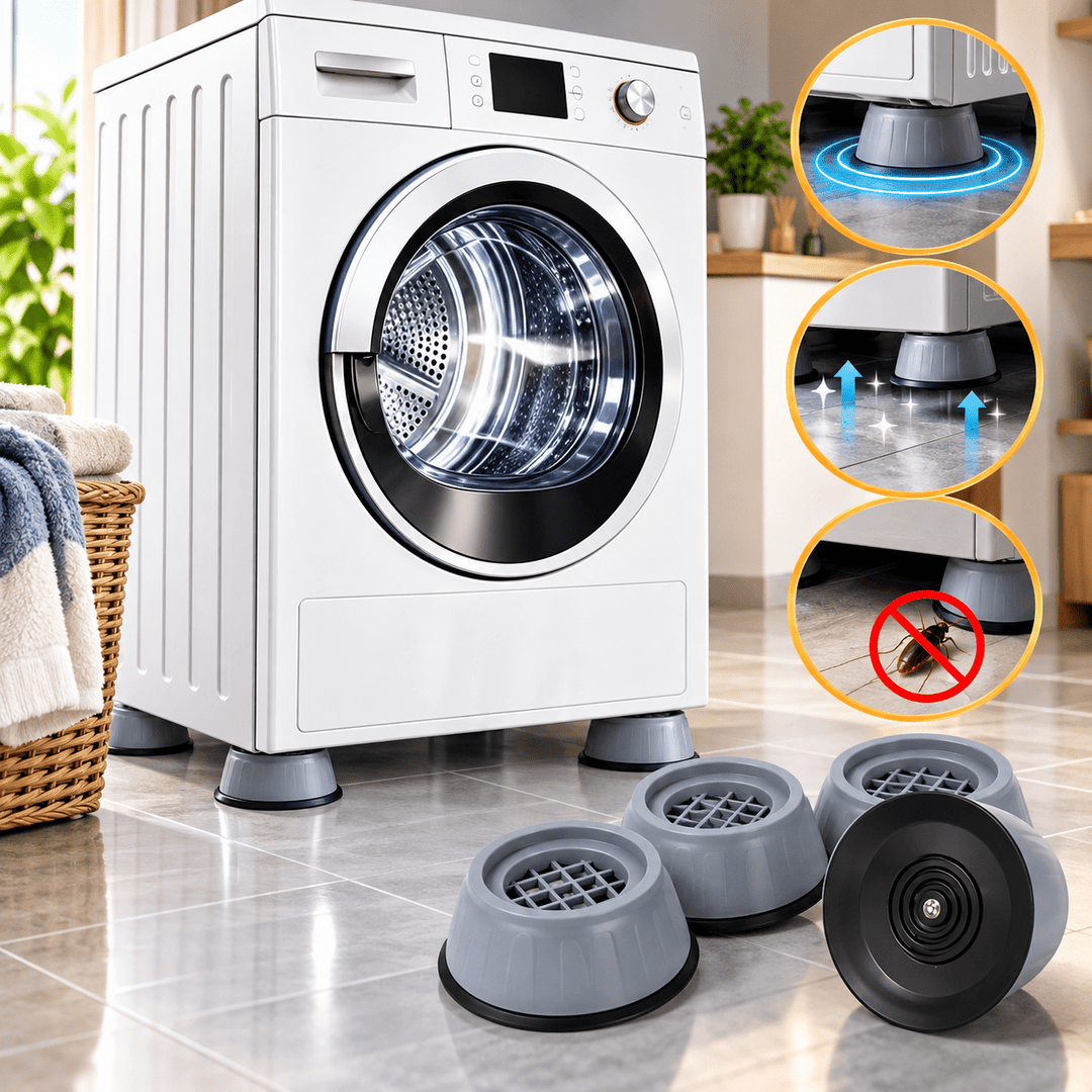 WashFix – Suporte Regulador Anti Vibração para Máquina de Lavar